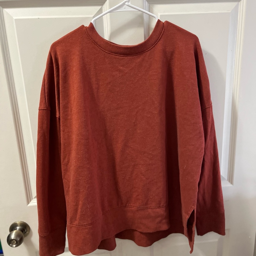 Cozy Burnt Orange Sweatshirt